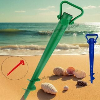 Support de parasol de plage en plastique