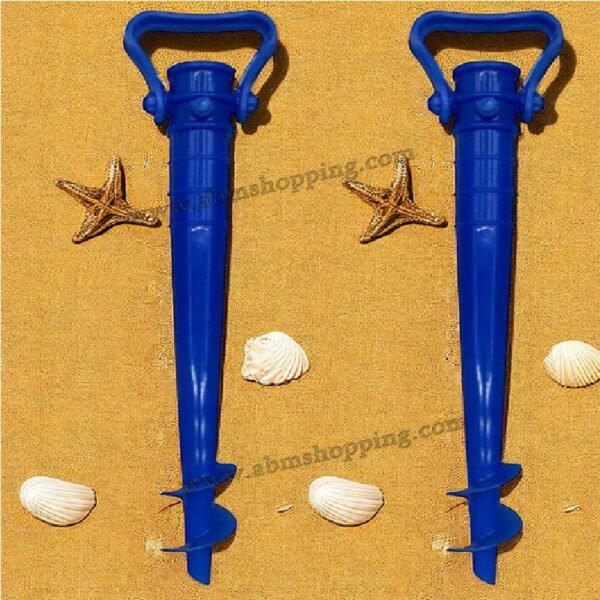 Support de parasol de plage en plastique – Image 2