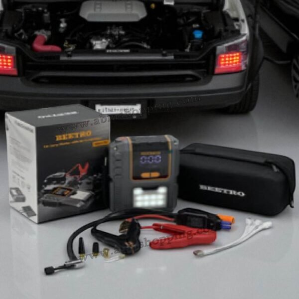 Booster batterie et gonfleur de pneu 2500A 23800mAh 4en1 | Beetro – Image 2