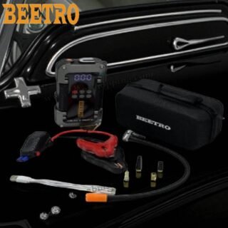 Booster batterie et gonfleur de pneu 3750A 26000mAh 4en1 | Beetro