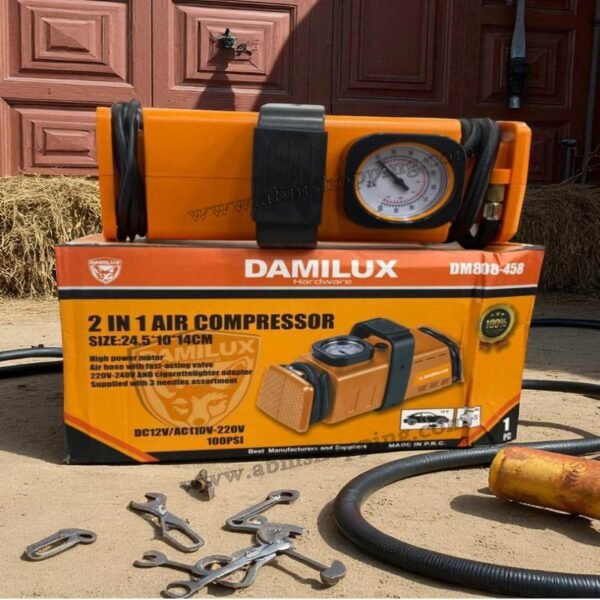 Compresseur d’air 2en1-12V | DAMILUX