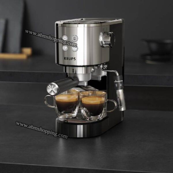 Machine à café expresso -15bars- à pompe virtuoso + inox | Krups – Image 10