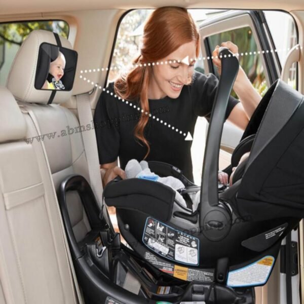 Rétroviseur de sécurité pour bébé rotatif à 360° – Image 2
