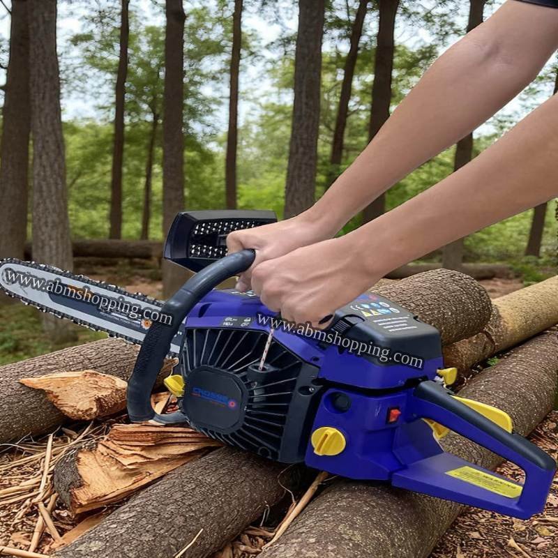 Scie à Chaîne Essence 2600W avec 2 Chaines 18" & 22" & Accessoires | CROSSE – Image 2