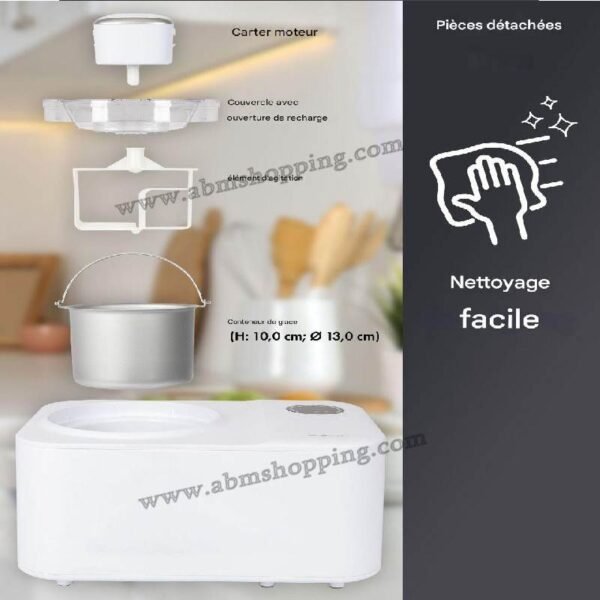 Sorbetière Machine à Glace Maison 1,2L | Clatronic – Image 7
