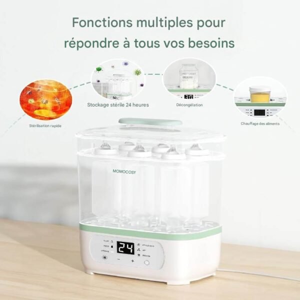 Stérilisateur et séchoir à biberon électrique 8 en 1| Momcozy – Image 5
