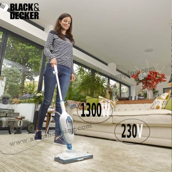 Balai vapeur avec nettoyeur à main 5en1 1300W | Black+Decker