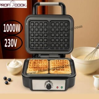 Gaufrier électrique avec 2 gaufres 1000W | ProfiCook®