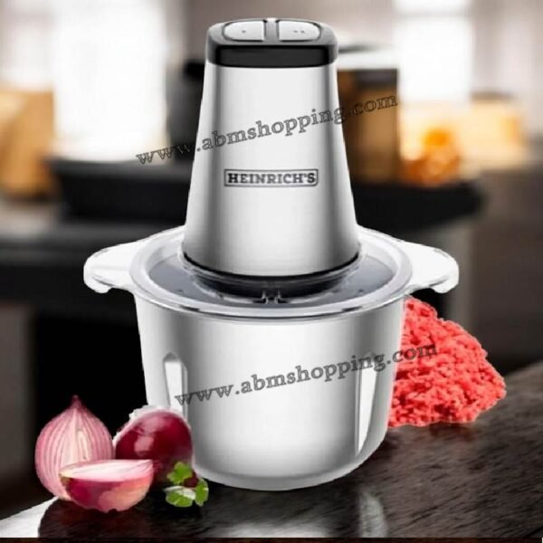 Hachoir électrique avec 4 lames en inox 2L 500W | Heinrich’s – Image 3