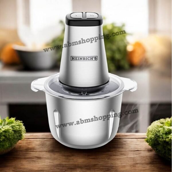 Hachoir électrique avec 4 lames en inox 2L 500W | Heinrich’s – Image 2