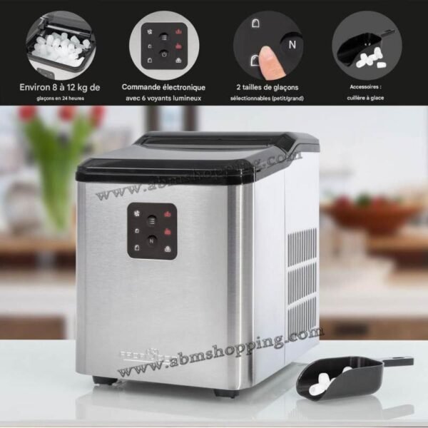 Machine à glaçons avec écran LED 1.5l 120w | Proficook – Image 6