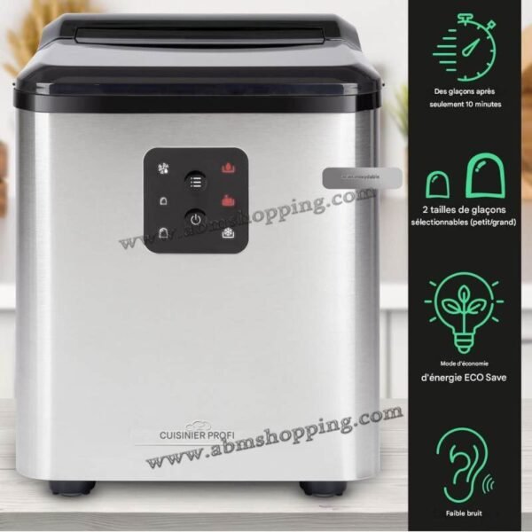 Machine à glaçons avec écran LED 1.5l 120w | Proficook – Image 5