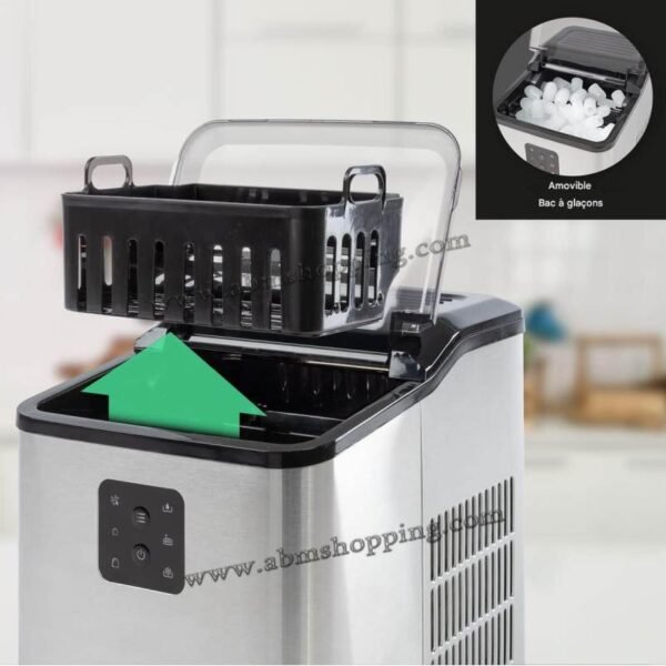 Machine à glaçons avec écran LED 1.5l 120w | Proficook – Image 4