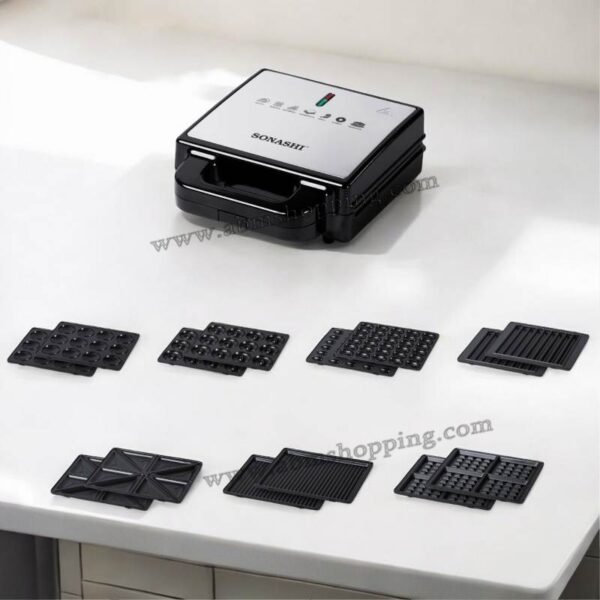 Machine à panini électrique 7en1 1400W | Sonashi – Image 2
