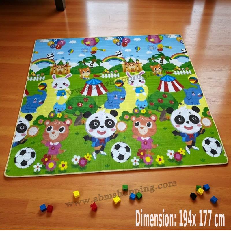 Snapstyle Tapis De Jeu Pour Enfant Motif Étoiles Bleu - Tapis Doux Et Résistant En 17 Tailles Disponibles