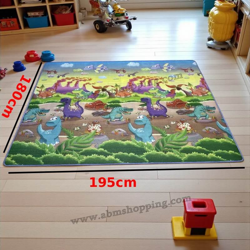Tapis de jeux pour enfants double face195×180cm – Image 4