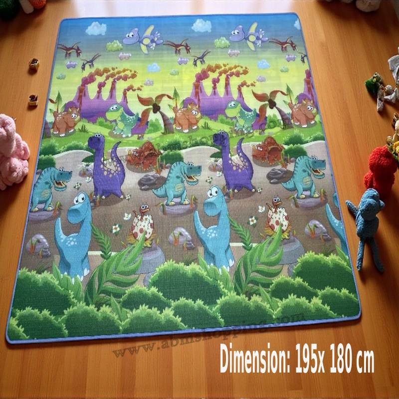 Tapis de jeux pour enfants double face195×180cm