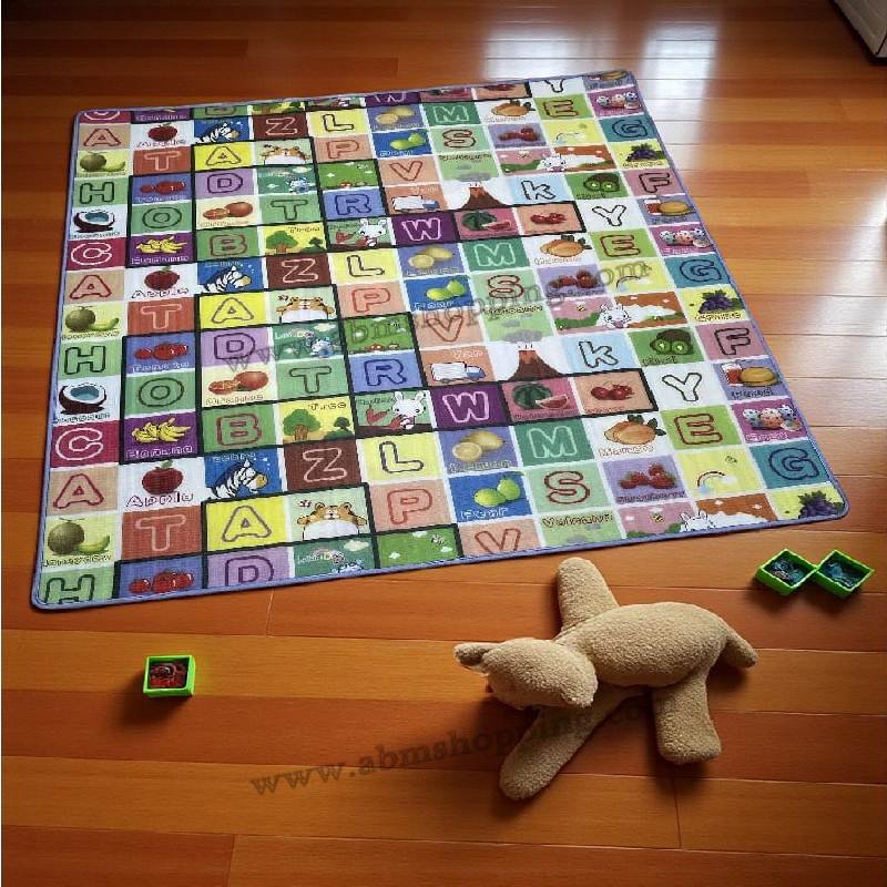 Tapis de jeux pour enfants double face195×180cm – Image 2