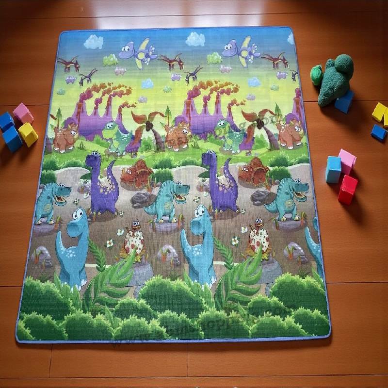 Tapis de jeux pour enfants double face195×180cm – Image 3