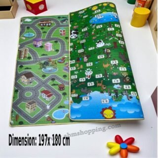 Tapis de jeux pour enfants double face197×180cm
