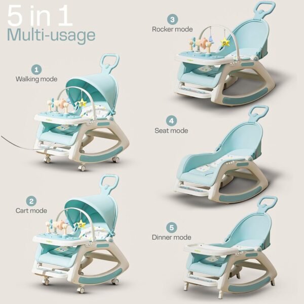 Transat musical Multifonctions 5en1 pour bébé – Image 7