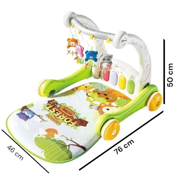 Trotteur et Tapis d’éveil piano musical 2en1 – Image 3