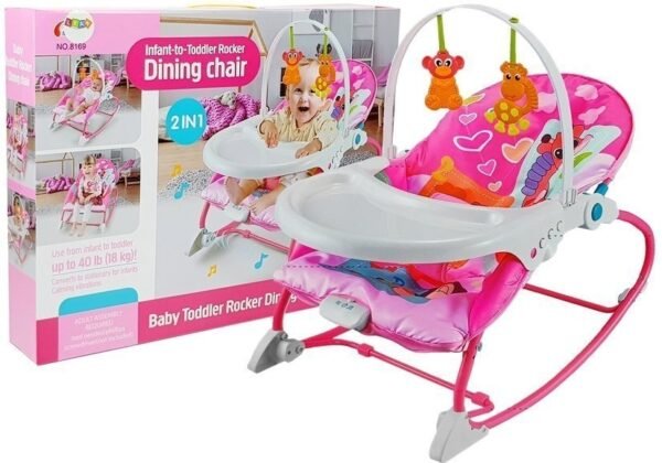 Transat pour bébé / berceuse (position inclinée pour le repos, le jeu ou l'alimentation) – Image 7