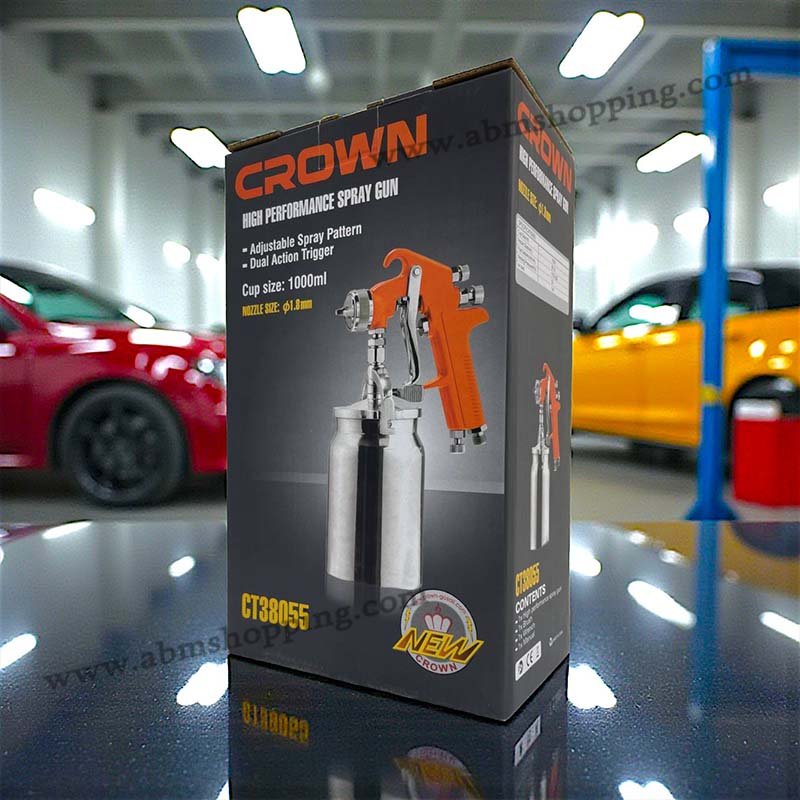 Pistolet à peinture 1000 Ml 1.8 MM -Crown – Image 3