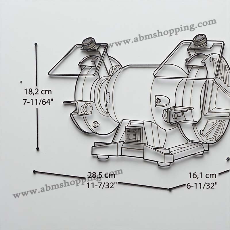 Touret à meuler CROWN CT13545 – Image 3