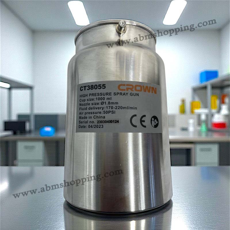 Pistolet à peinture 1000 Ml 1.8 MM -Crown – Image 7