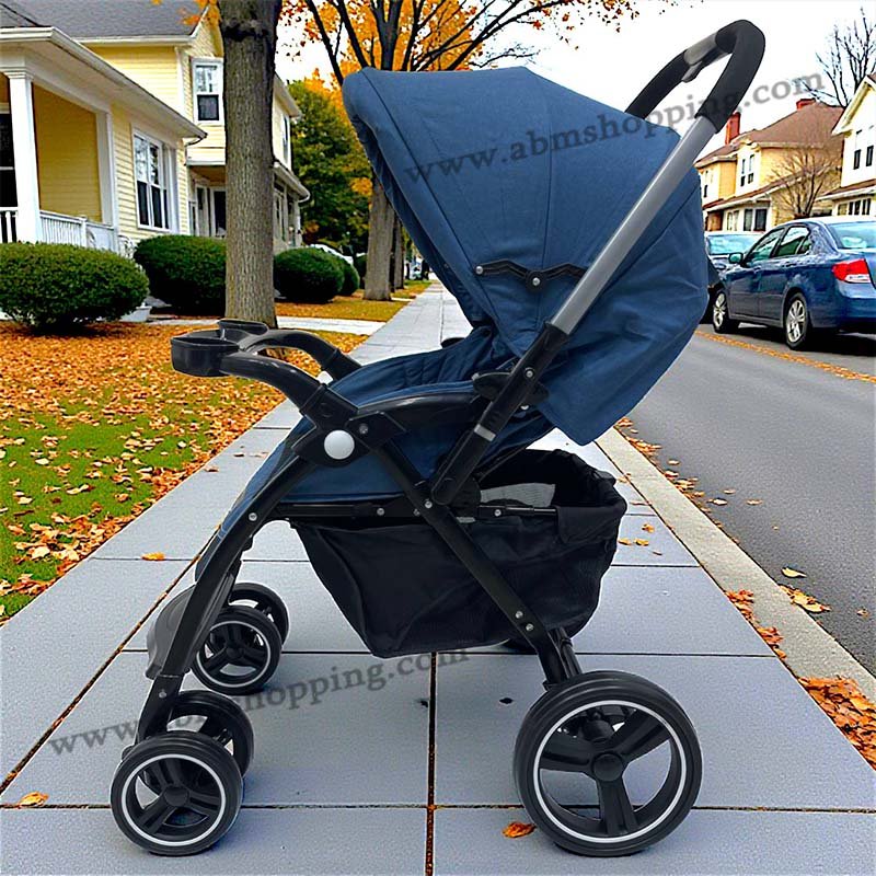 Poussette réversible avec capote protecteur – Image 3