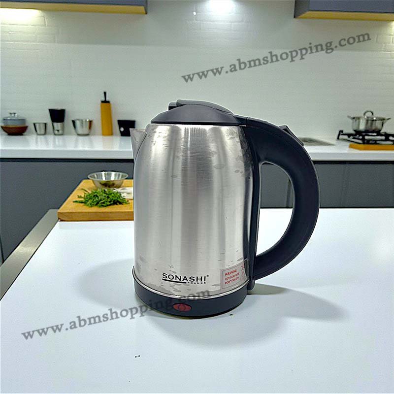 Bouilloire électrique en inox 1,8L 360° | SONASHI