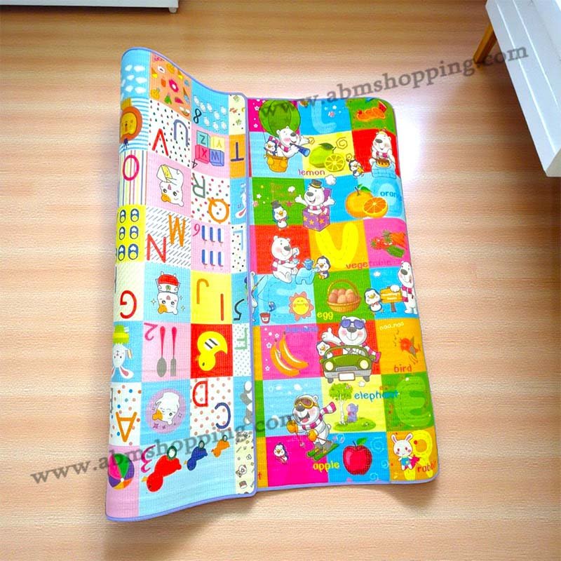 Tapis de jeux pour enfants double face 180×198 cm – Image 2