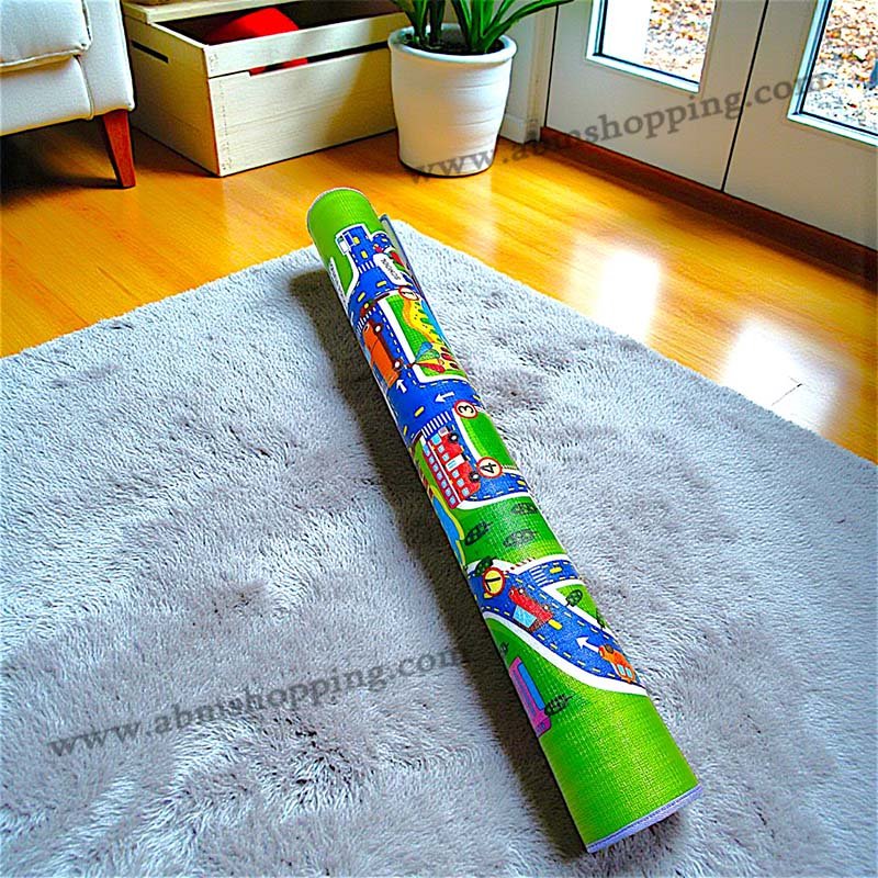 Tapis de jeux pour enfants double face 200×180 cm – Image 4