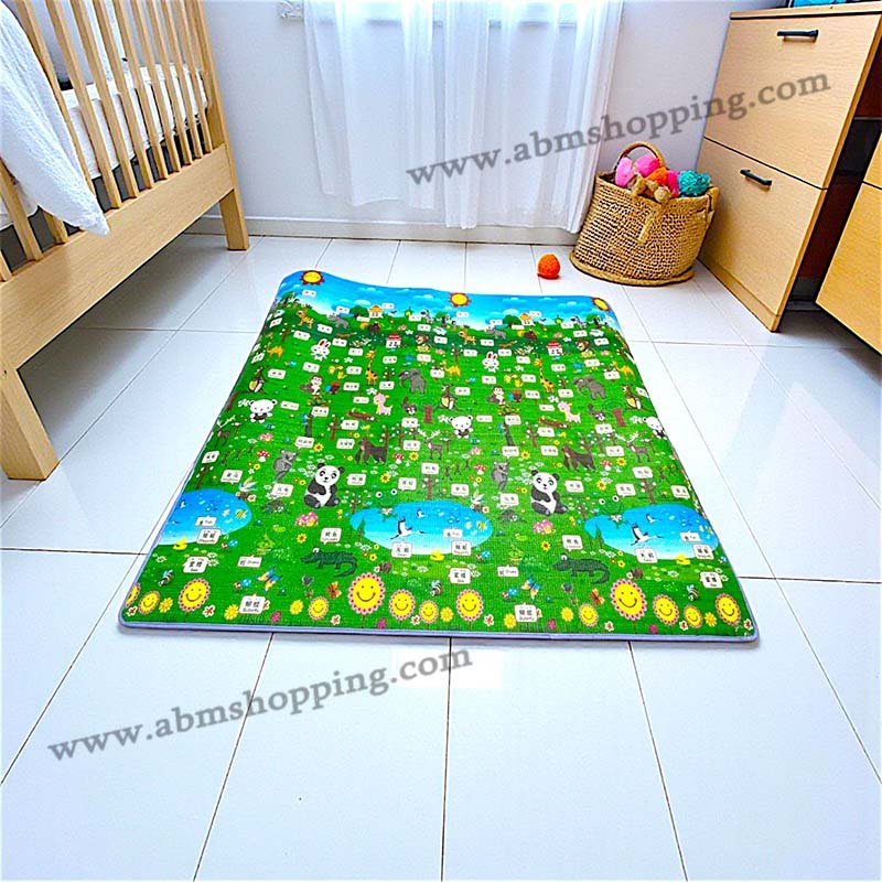 Tapis de jeux pour enfants double face 180×200 Cm – Image 3