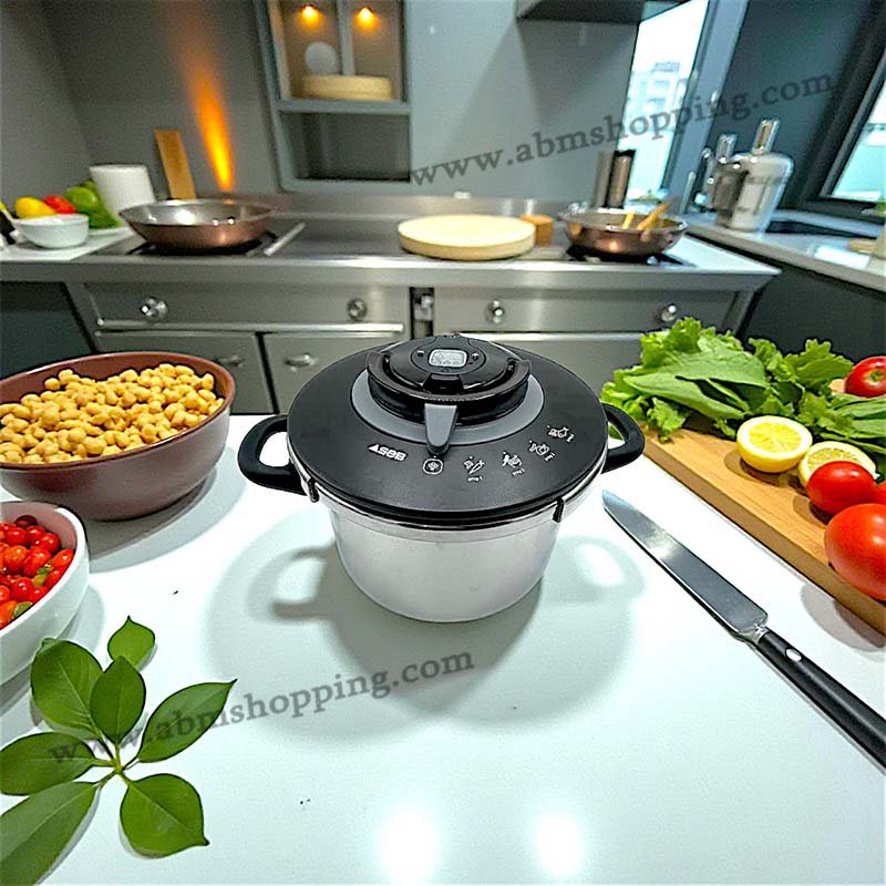 Cocotte minute INOX 8L +CHEF (4 programmes de cuisson) | SEB