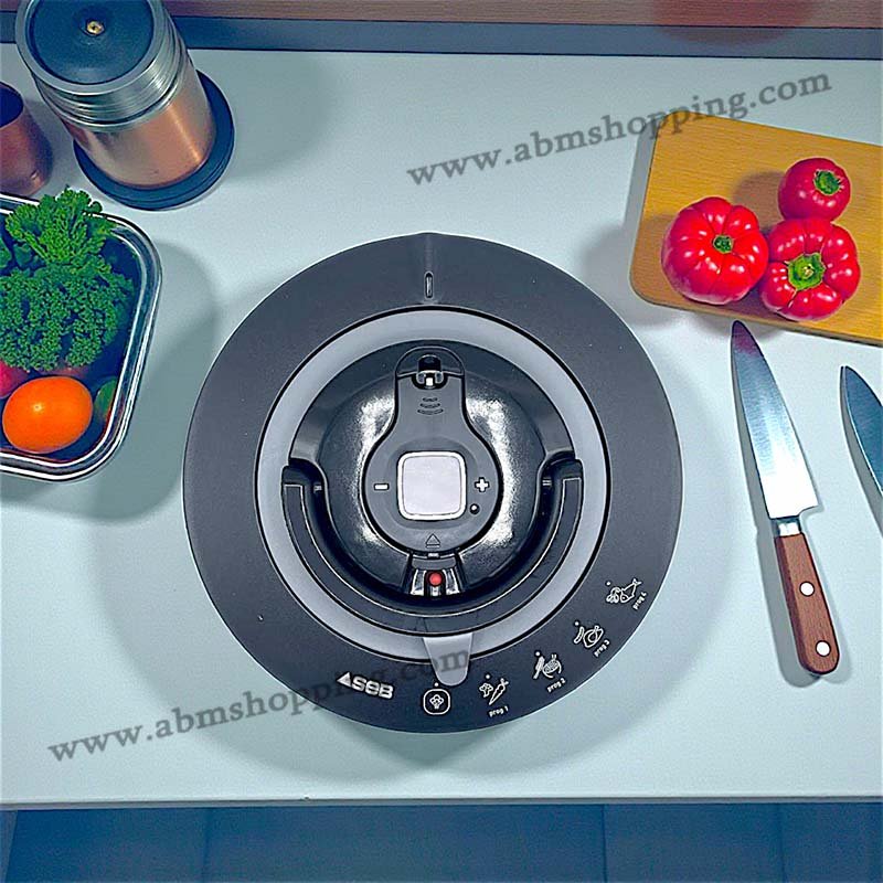 Cocotte minute INOX 6L +CHEF (4 programmes de cuisson) | SEB