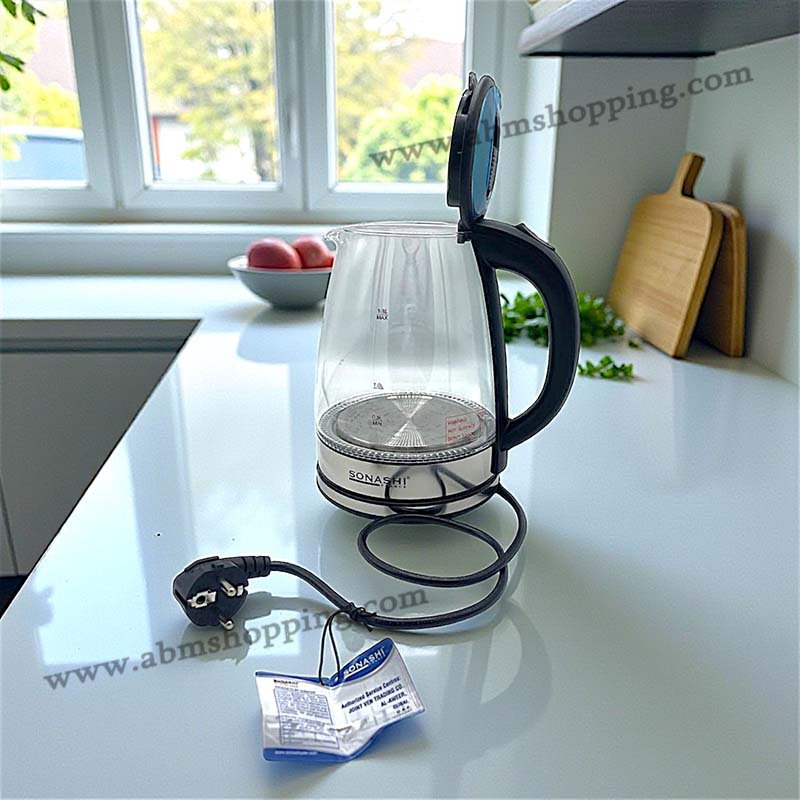 Bouilloire électrique en inox 1,8L 1500W | SONASHI