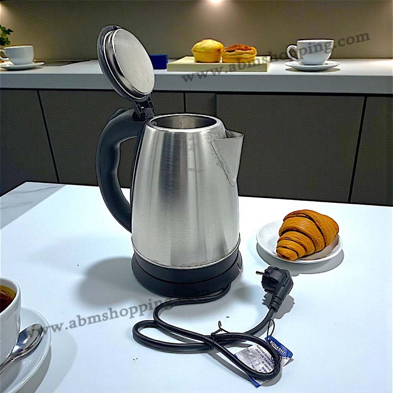 Bouilloire électrique en inox 1,8L 360° | SONASHI