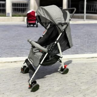 Poussette légère multi position - Reva - Gris