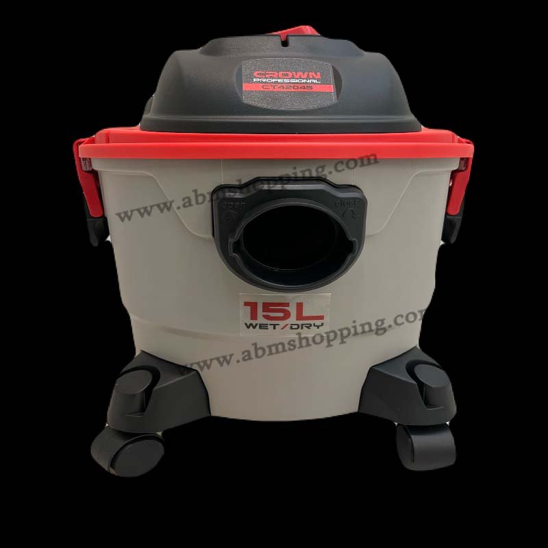 Aspirateur Industriel 1000W 15L Pour Aspiration Sèche/Humide Avec Fonction Soufflage | CROWN CT42045 – Image 12