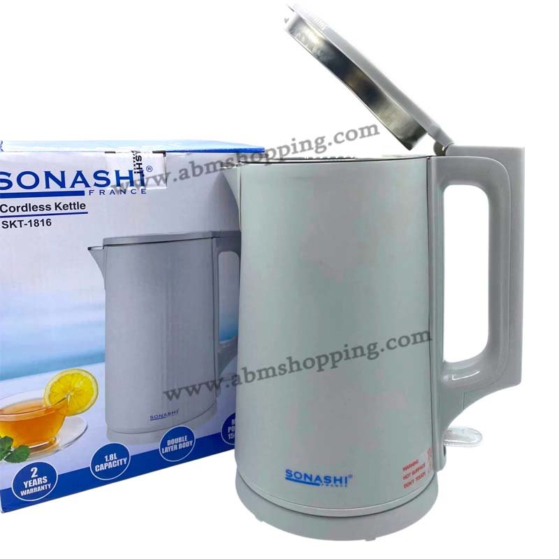 Bouilloire Électrique Sans Fil 1,8 L 1500W | Sonashi SKT-1816 – Image 2