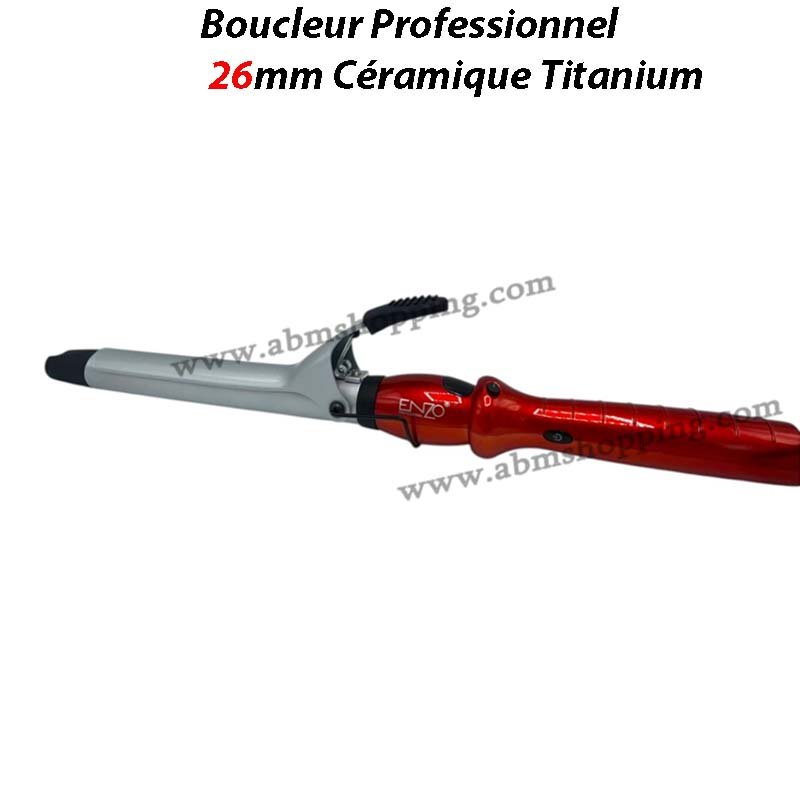 Boucleur Professionnel 26mm Céramique Titanium Avec Écran Digital | ENZO EN-9108