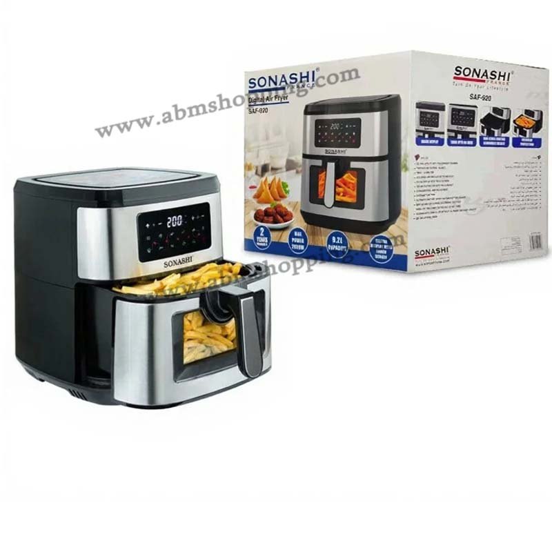 Friteuse A Air Numérique 9.2L 2000W 8 Programmes |SONASHI SAF-920 – Image 4