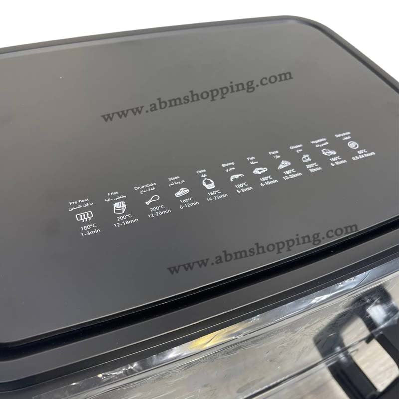 Friteuse A Air Numérique Double Bac 10,5L 2600 W Digital Multiprogrammes | Sonashi SAF-115 – Image 4