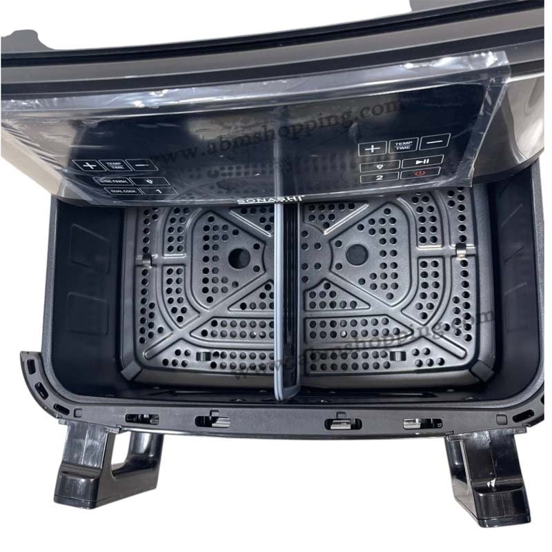 Friteuse A Air Numérique Double Bac 10,5L 2600 W Digital Multiprogrammes | Sonashi SAF-115 – Image 6