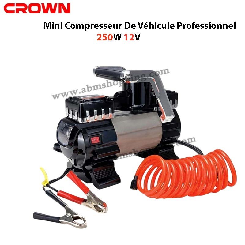 Mini Compresseur De Véhicule Professional 250W 12V | CROWN CT36036