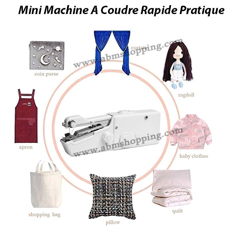 Mini Machine A Coudre Rapide Pratique Point Coudre Couture Sans Fil | Handy Stitch CS-101B