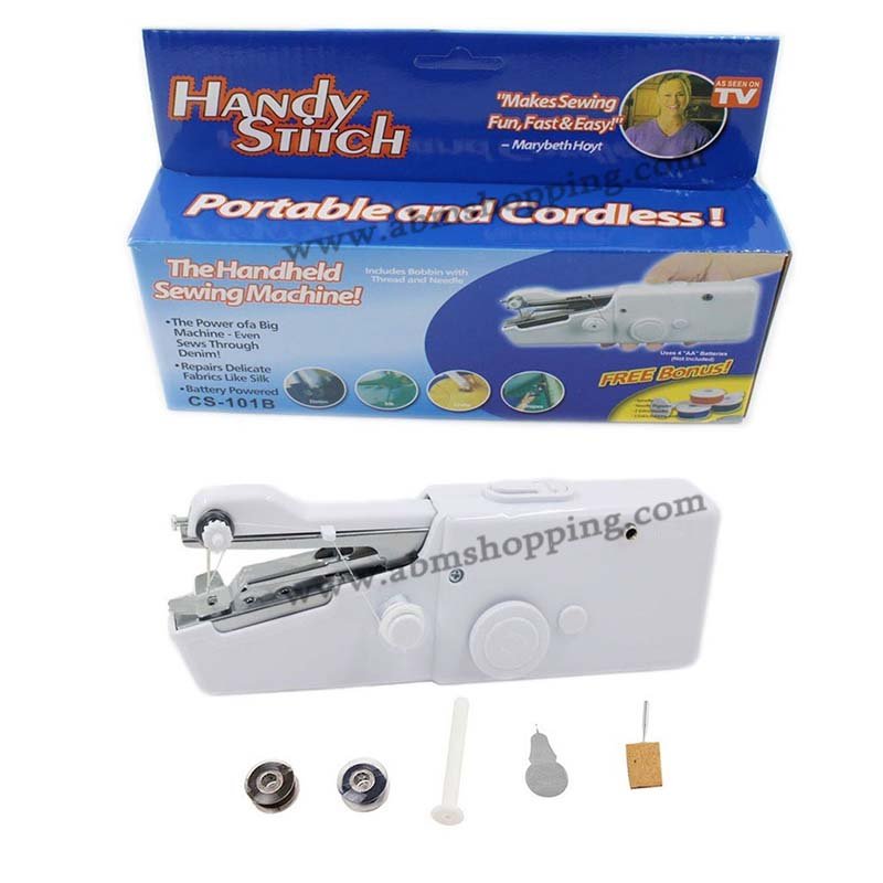 Mini Machine A Coudre Rapide Pratique Point Coudre Couture Sans Fil | Handy Stitch CS-101B – Image 7