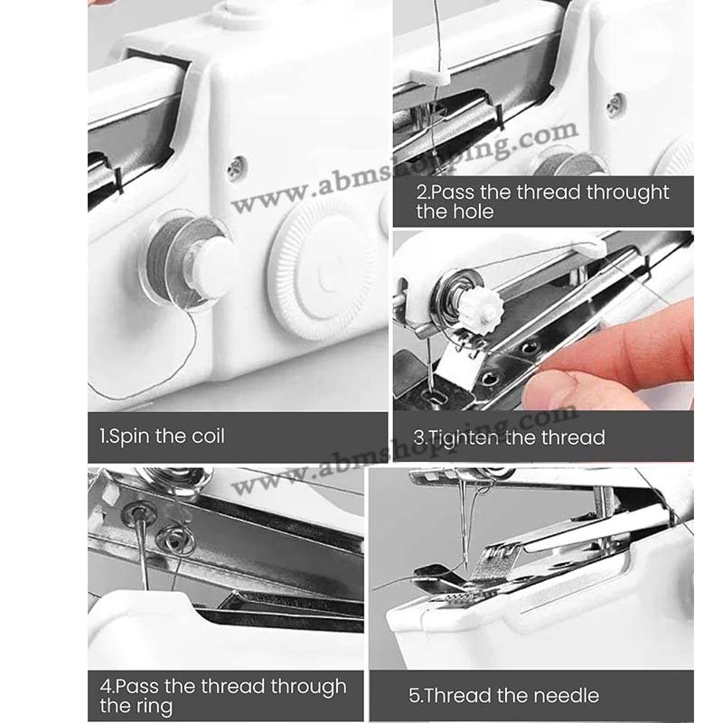 Mini Machine A Coudre Rapide Pratique Point Coudre Couture Sans Fil | Handy Stitch CS-101B – Image 6